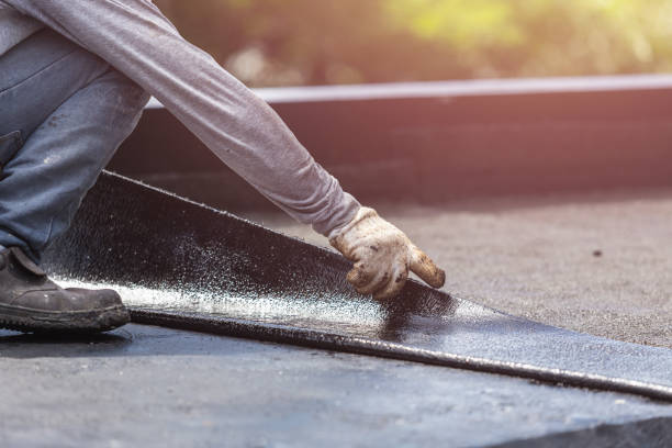 Professional Waterproofing technician working in Manchester, MI